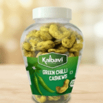 Kalbavi Premium Green Chilly Flavored Cashews - 250g
