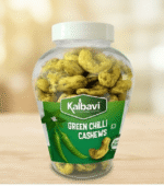 Kalbavi Premium Green Chilly Flavored Cashews - 250g