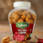 Kalbavi Premium Thai Chilly Flavored Cashews - 250g