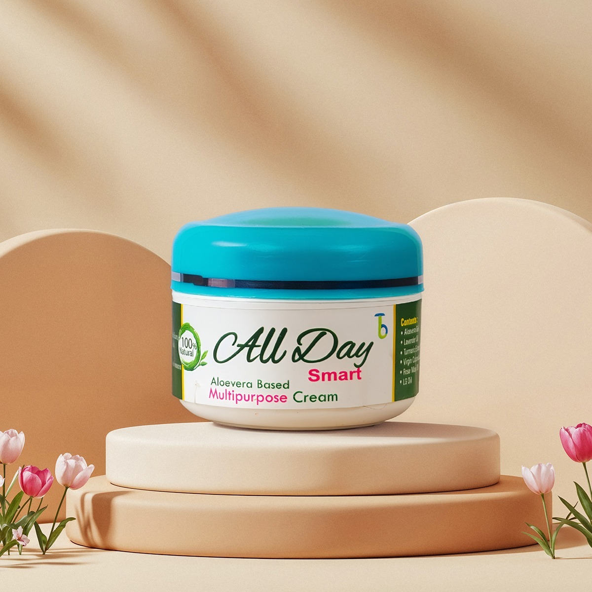 02.jpg BioT's All Day Smart Aloe Vera based Cream 100% Natural - 80g - Image 1