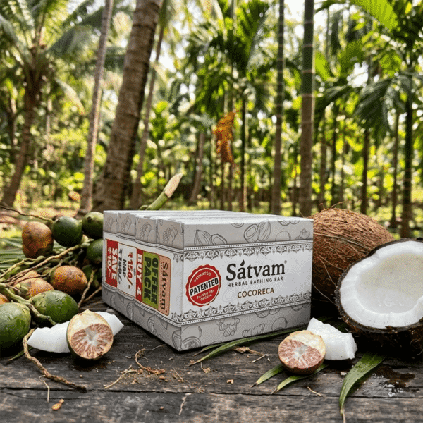 Satvam COCORECA Herbal Bathing Bar Pack of 4 - 300g