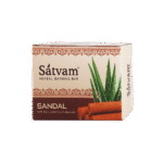 Satvam Sandal Herbal Bathing Bar - 75g - Image 4